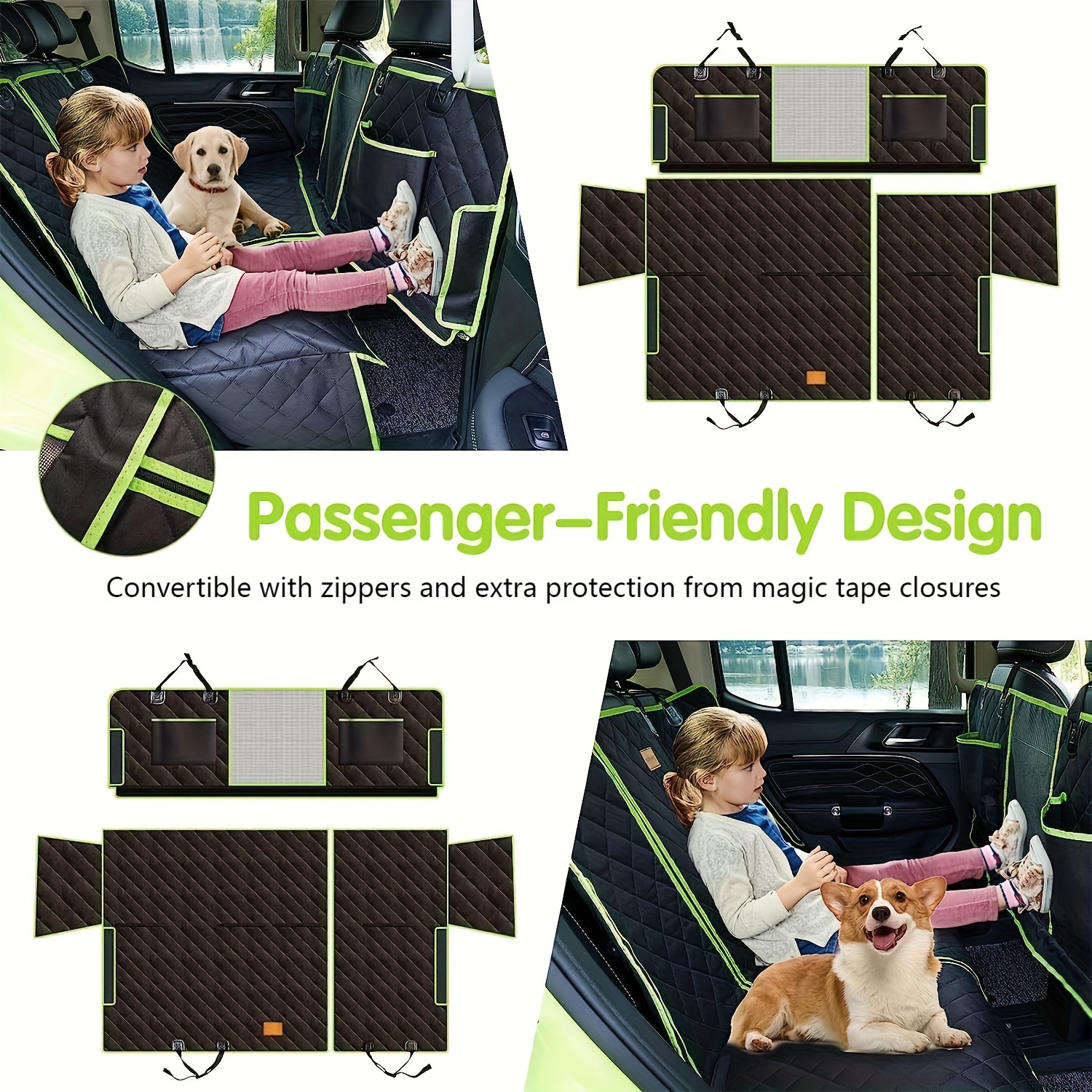 Fundas Asiento Coche Perros Coches Camiones Suv Impermeable - Temu Spain