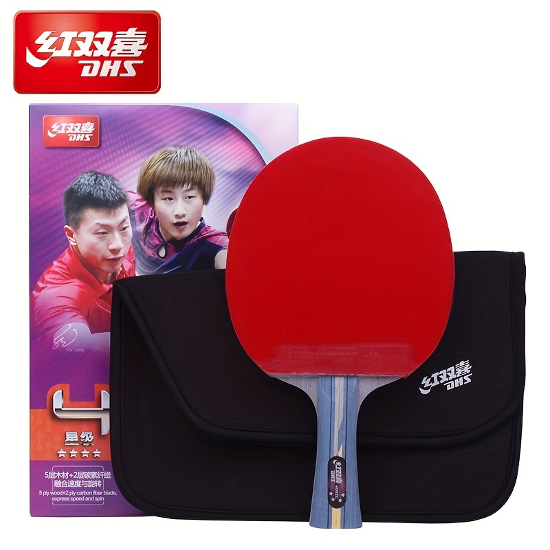 6 Star Professional Table Tennis Racket With Bag Horizontal - Temu