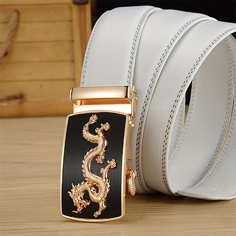 1pc Automatic Buckle Belt For Men