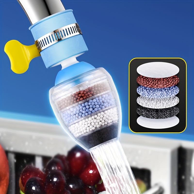   water purifier with splash proof extended filter tip no electricity required   plastic   water cleaning filtration   colorful spice layers for   flavor details 3