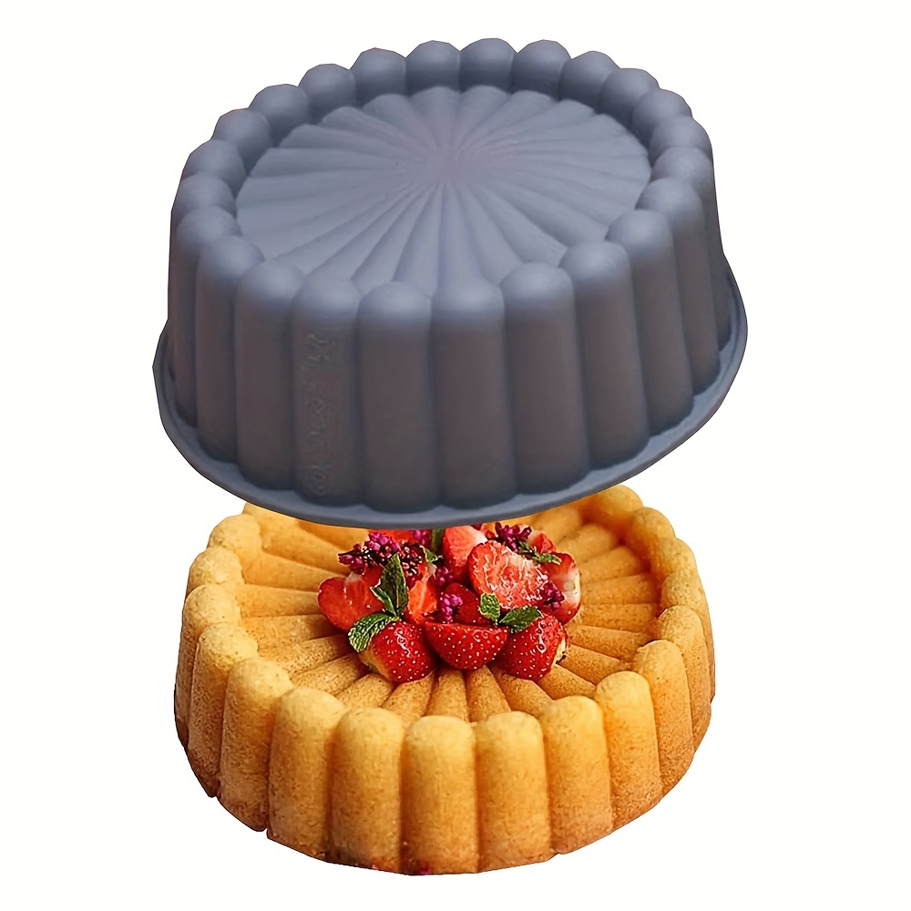 7Inch Cake Mold Round Silicone Charlotte Cake Pan Strawberry Shortcake Baking  Pan,Cakes Pan Flan Mold,Home Kitchen Tools 