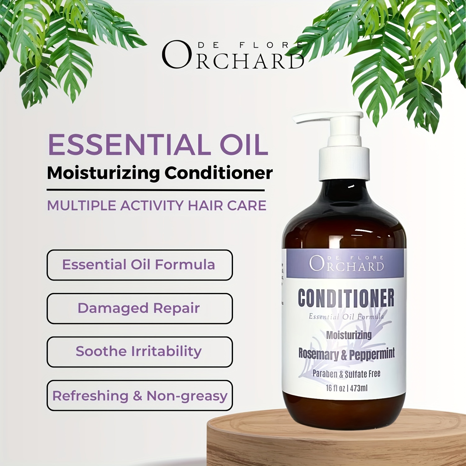 Rosemary Peppermint Essential Shampoo & Conditioner - Hair Care Products