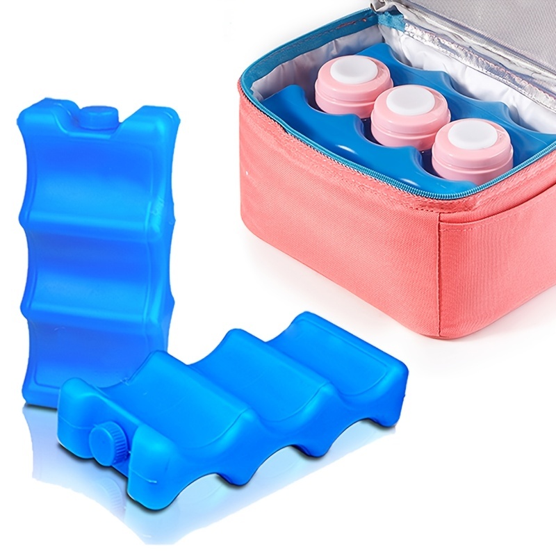 Ice Packs For Coolers Reusable Freezer Blocks Cool Box Camping Keeps Food  Fresh & Cool For
