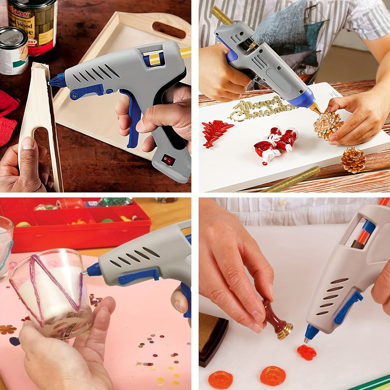 Colorful Glitter Hot Glue Sticks Perfect For Arts Crafts Diy - Temu