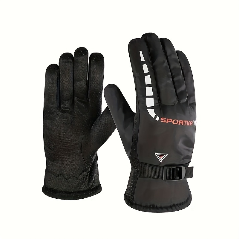 Guantes de invierno para hombres y mujeres, guantes cálidos para