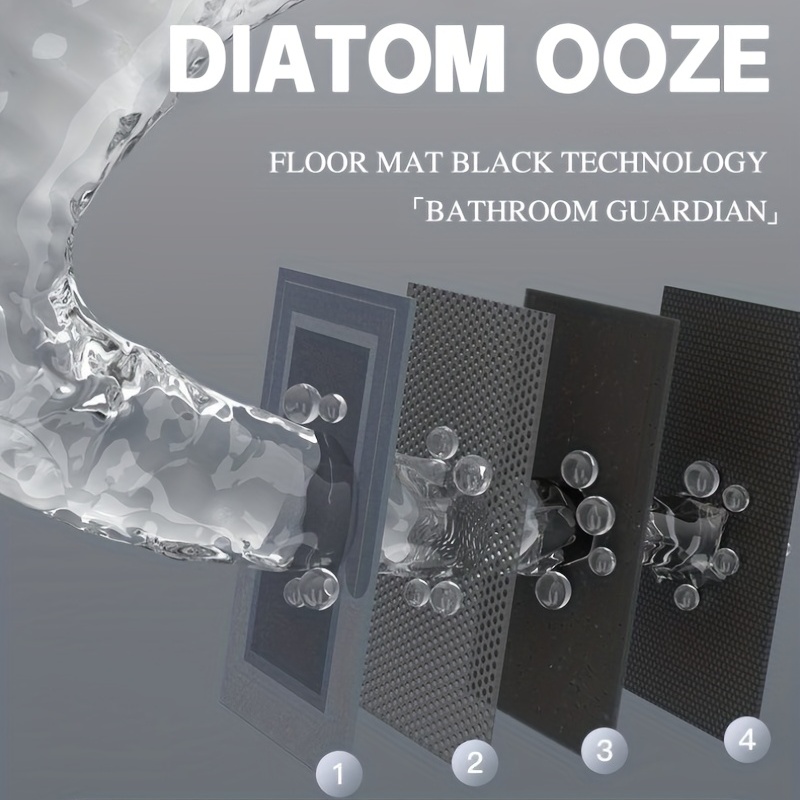 Diatom Mud Oval Classic Floor Mat Super Absorbent Floor - Temu
