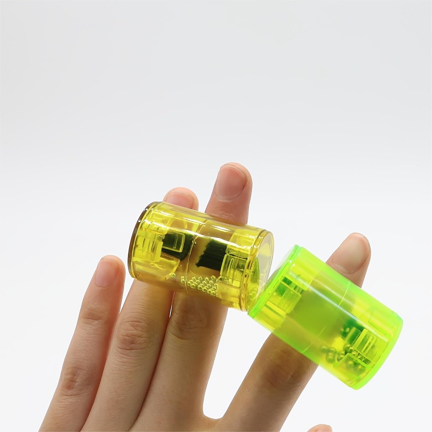 1pc Plastic Rhythm Sand Shaker Music Finger Ring for Ukulele