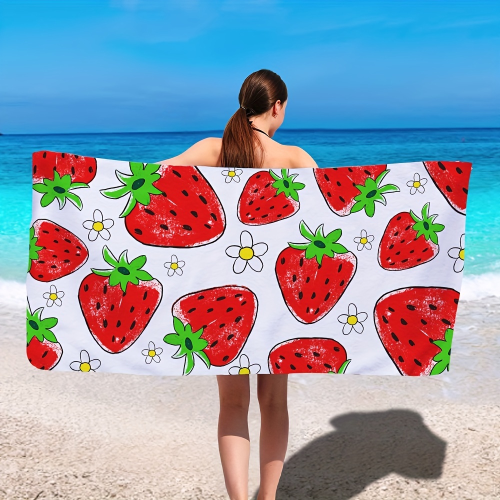  12 toallas de playa de microfibra de gran tamaño de 63