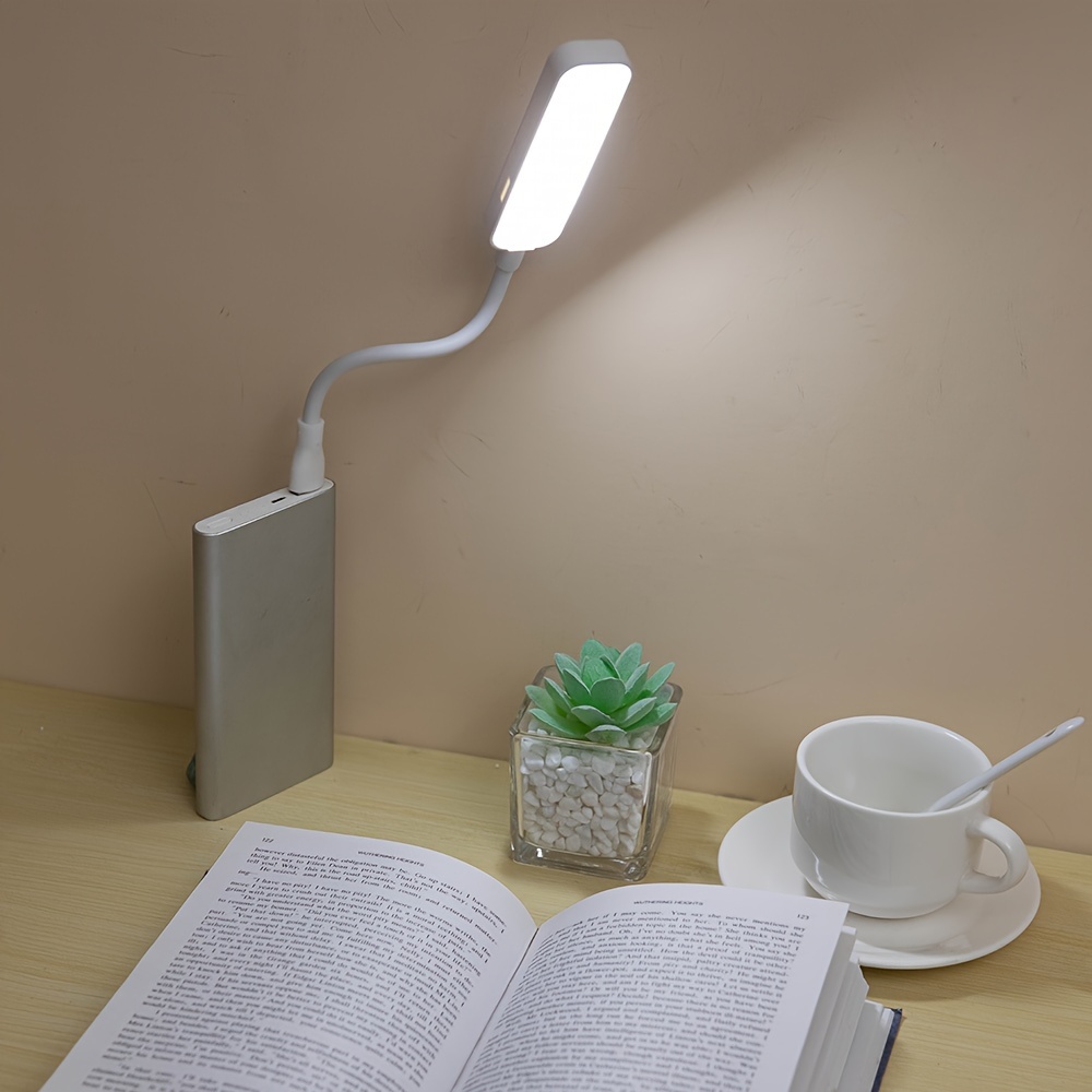 Portable Led Lampe de Bureau USB Rechargeable Protection des yeux Lampe de  lecture Sans Fil Chambre Lampe de chevet Réglable Veilleuse