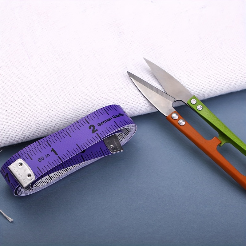 Tape Measure And Scissors Set Body Measuring Tape Sewing - Temu