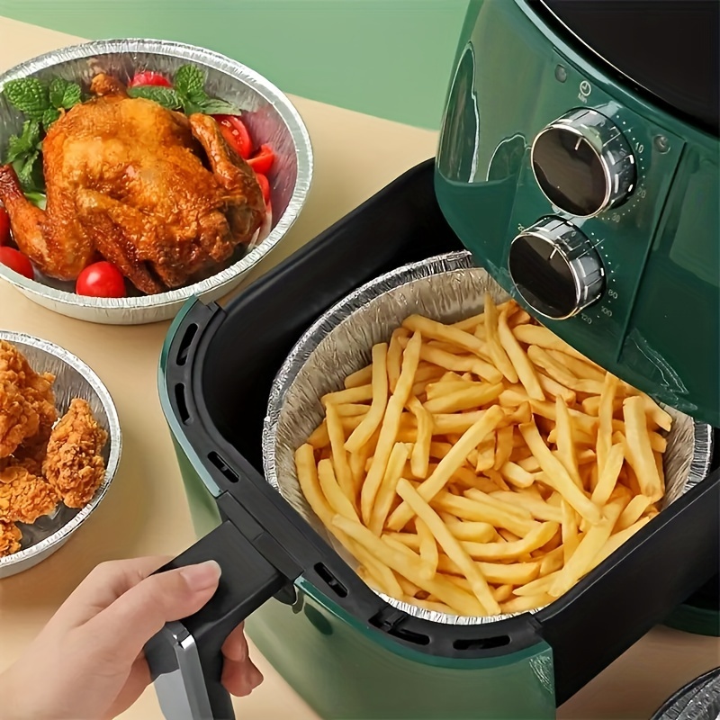 Handy Gourmet - Round Disposable Air Fryer Liners, 30-Pack