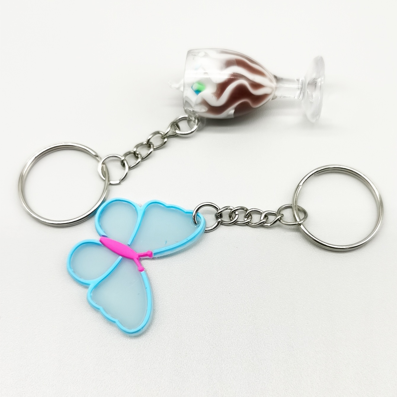 Creative Cute Cherry Keychain Keychain Fashion Cute Cartoon Colorful Bag  Key Chain Ornament Bag Purse Charm Accessories - Temu