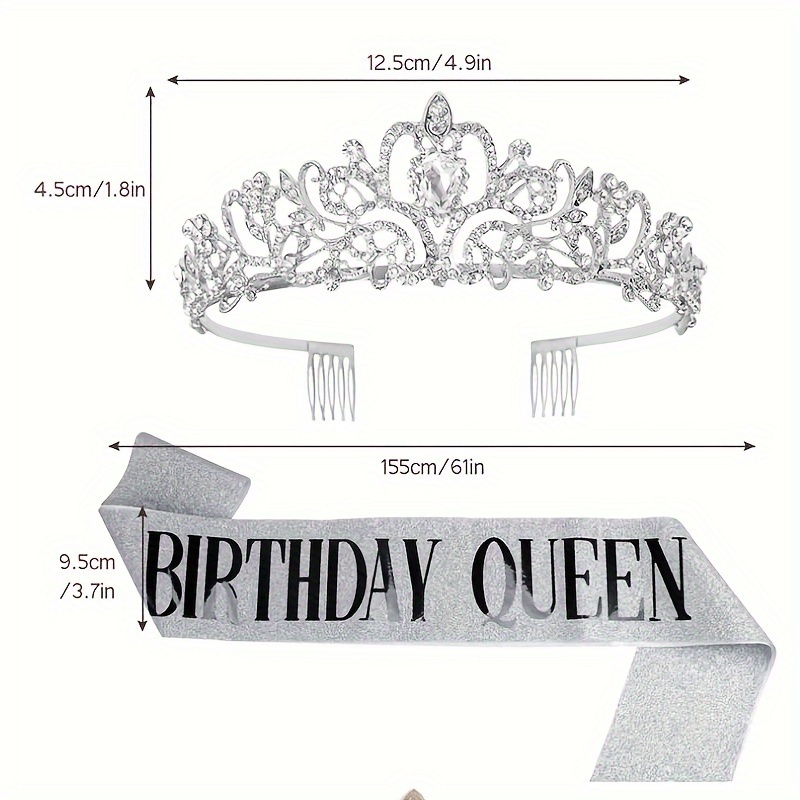 Etiquette anniversaire couronne - Fête