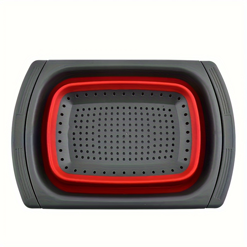TEMU 1pc Collapsible Colander, Colander Strainer Over The Sink, Vegetable & Fruit Colanders Strainers With Extendable Handles, New Kitchen Over The