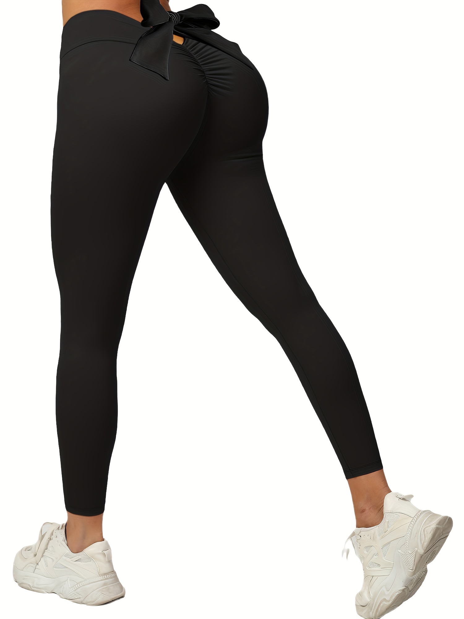 Women High Waisted Seamless Workout Yoga Pants Butt Lift - Temu Canada