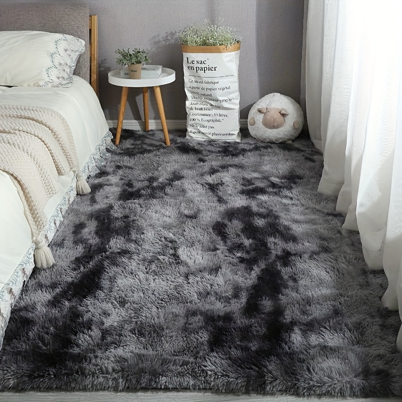 Fluffy Area Rug Soft Shaggy Carpet Non-slip Bottom