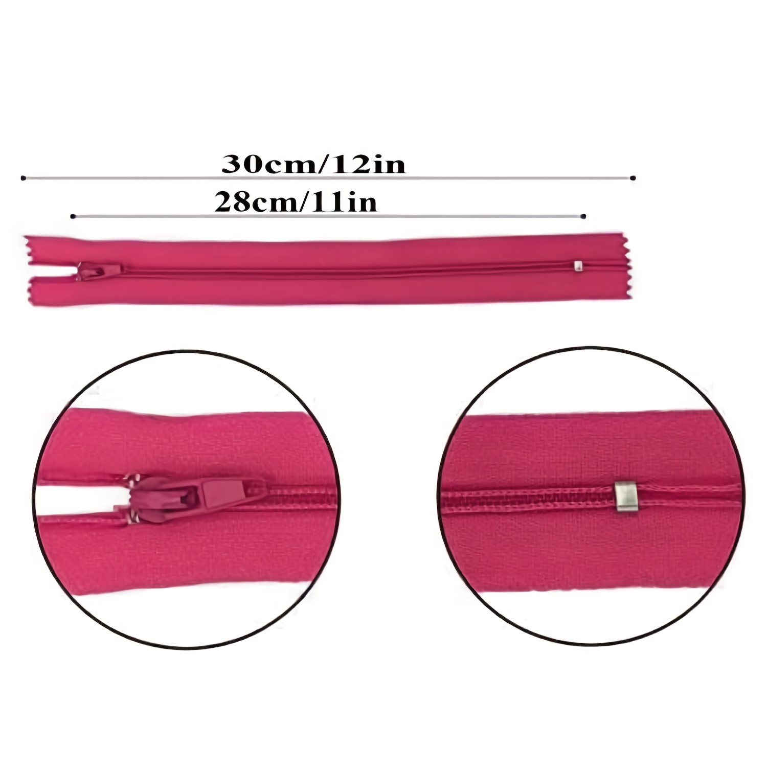 3# Mixed Colors Nylon Zippers Sewing Zippers For Sewing - Temu