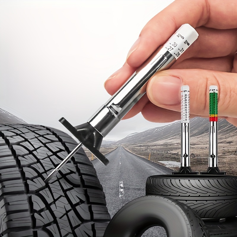 1pc Auto Rad Reifen Profiltiefenmesser 0-20mm Reifenprofilmesser  Tiefenmesser Motorrad Anhänger Van Messwerkzeug Tiefenmesser