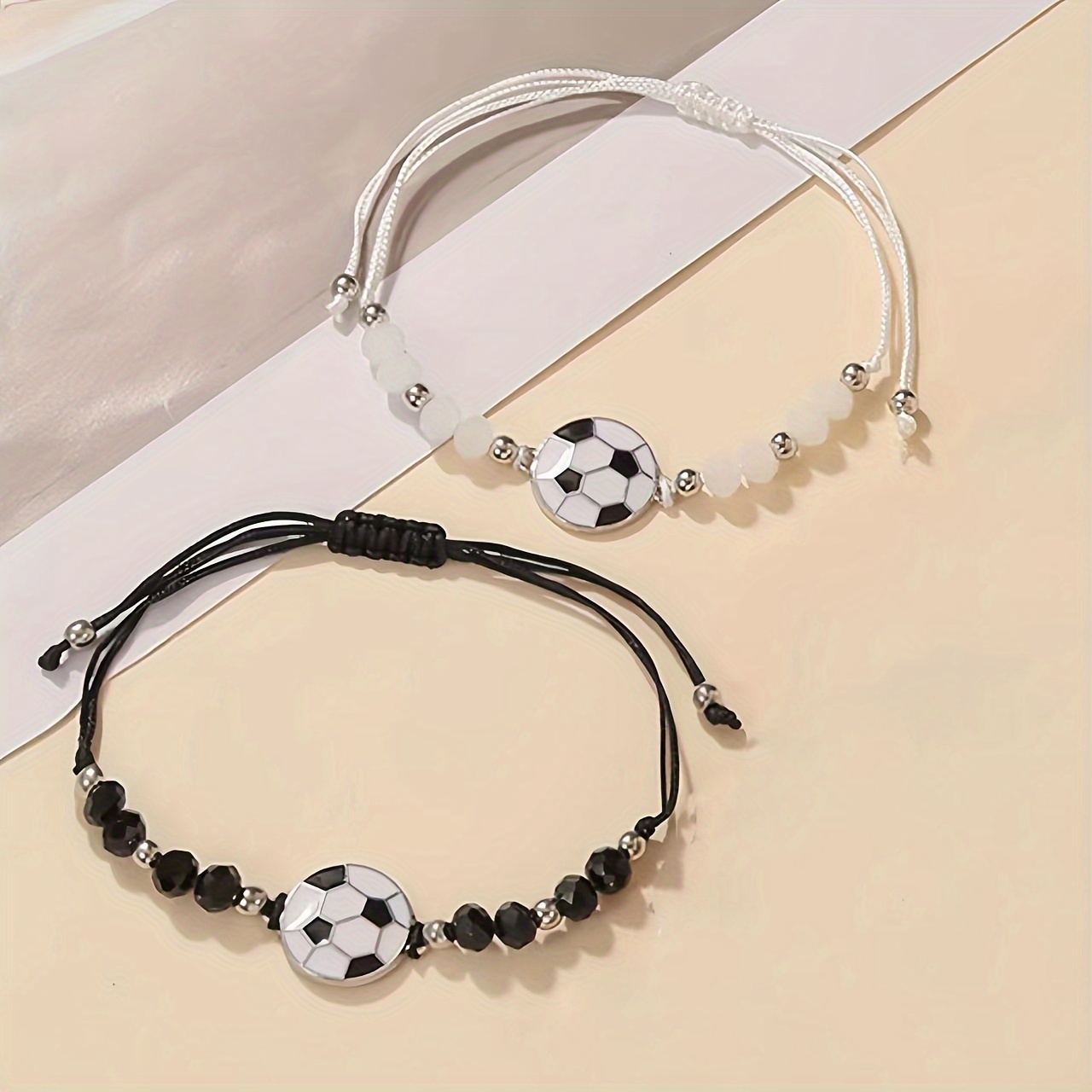Image of A Set Of 2 Adjustable Fashion Bracelets For Men And Women, Wear And Festive Occasions