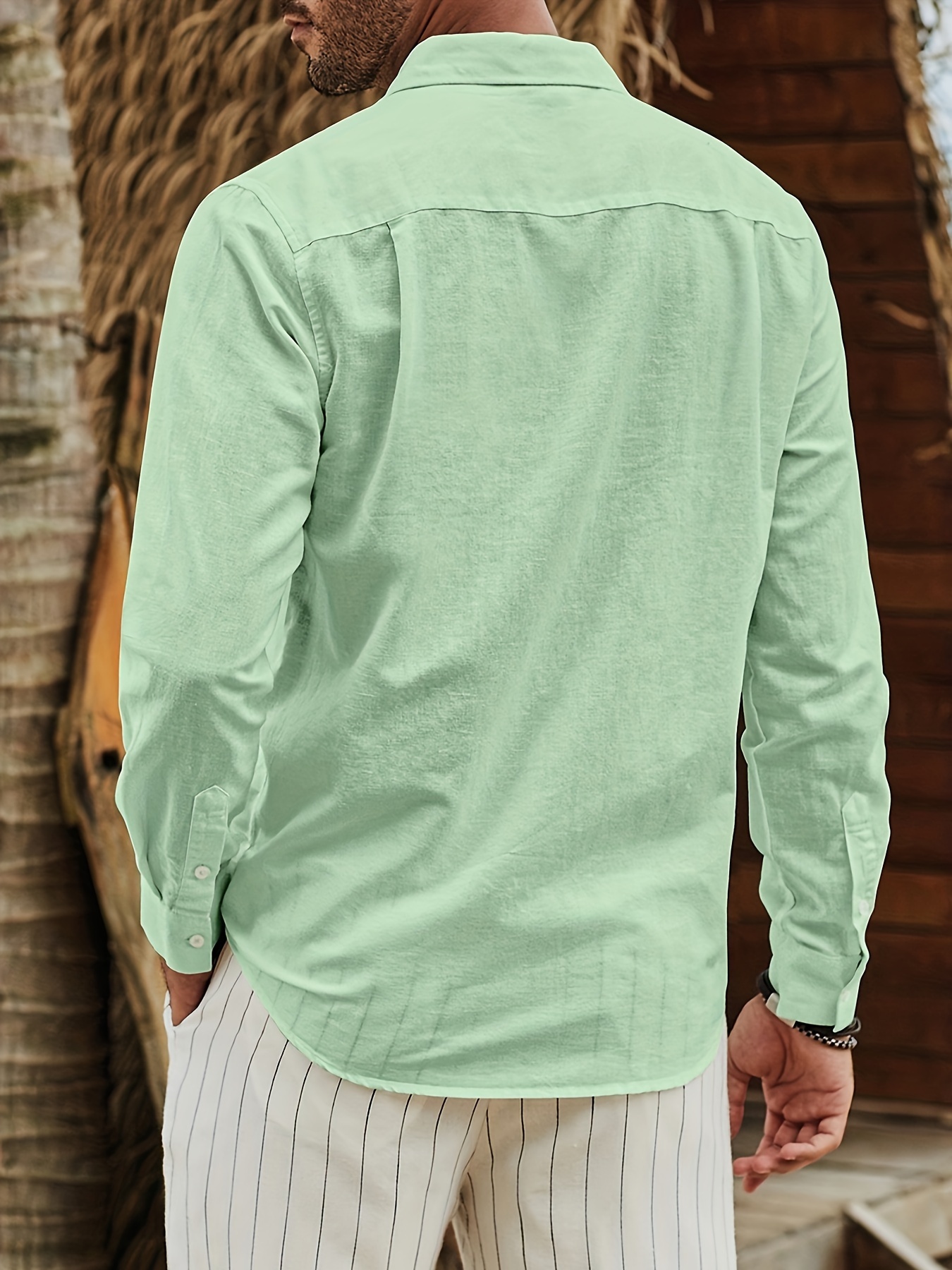 Light green button up hot sale shirt