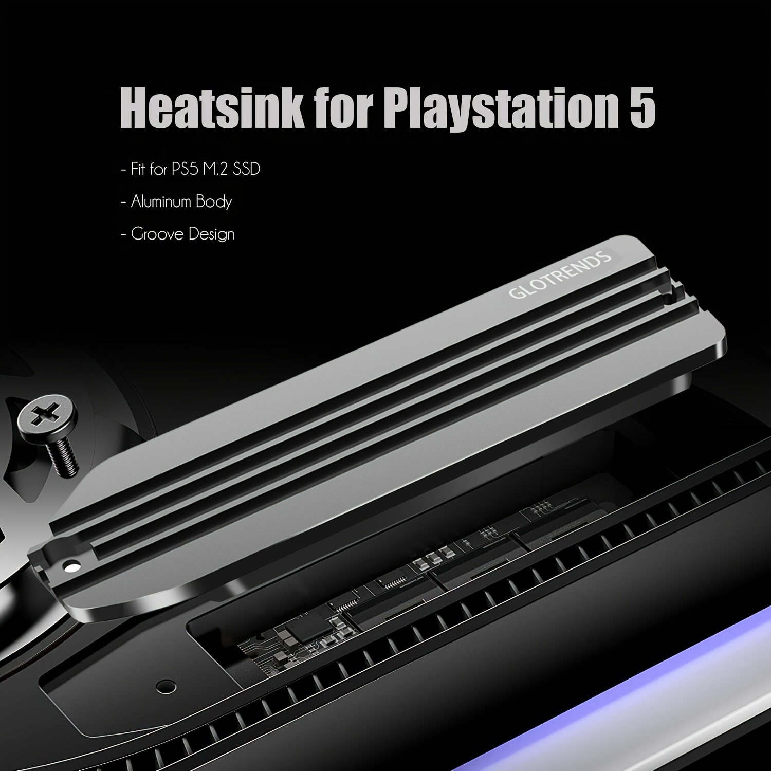  PS5 M.2 SSD Heatsink, Playstation 5 Internal PCIe M.2