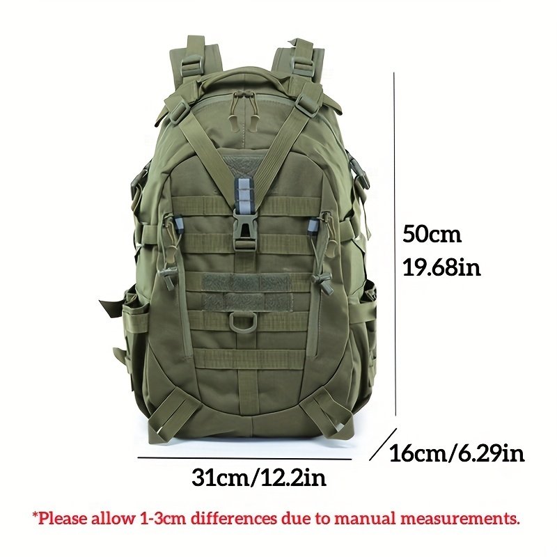 waterproof 40l camping backpack tactical storage bag for men and women ideal for outdoor travel climbing and hiking durable and spacious shop the latest trends temu