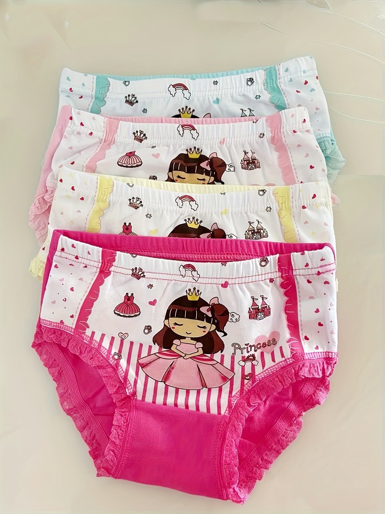 Disney Girls Panties Children Cotton Underwear Cute Printing