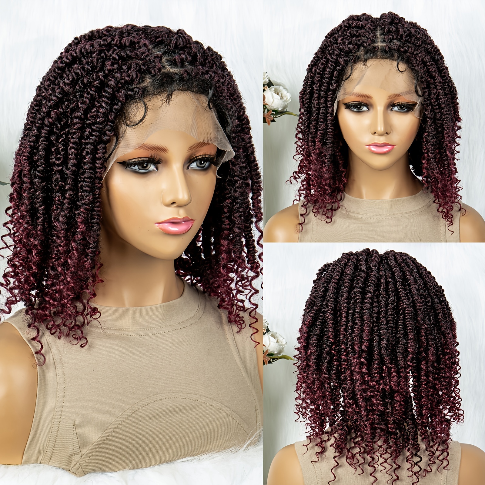 9 6 Lace Wig Spring Twist Wig Knotless Full Lace Twist Temu