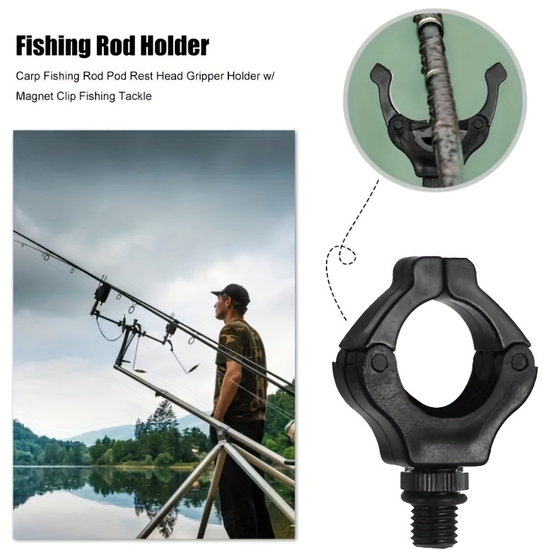 Fishing Rod Gripper Rod Pod Holder With Magnet Clips Fishing