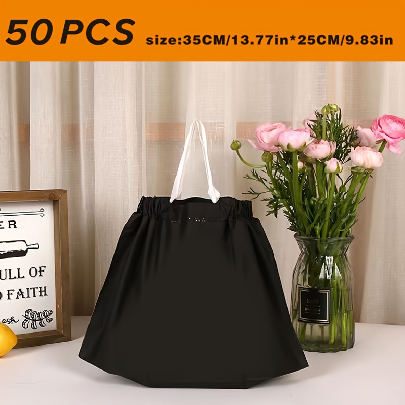 Thick Christmas Gift Bag For Catering Bakeries Flower Shopping Bags