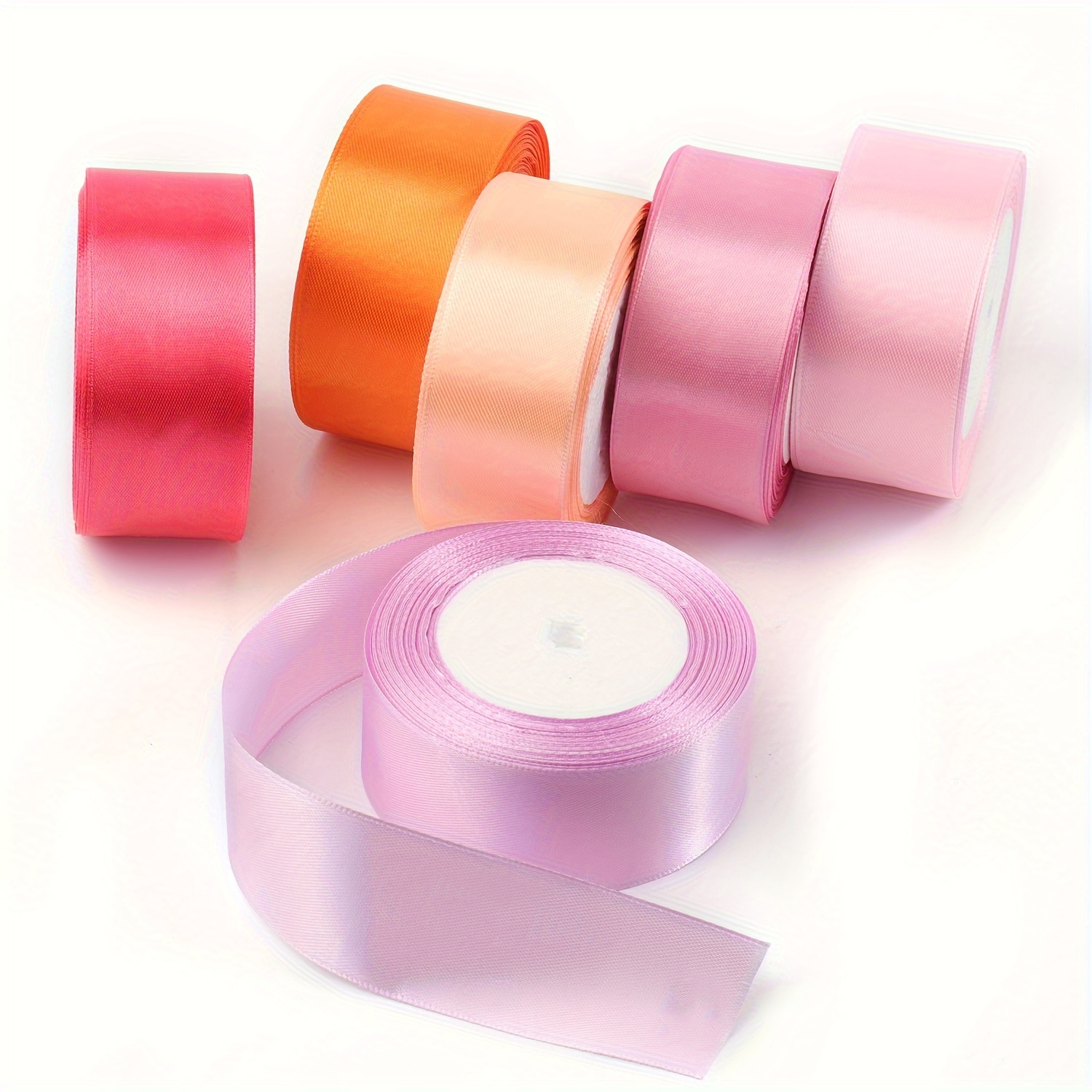 1 Roll 4cm Wide Satin Ribbon, For Hair Bow Making, Cake And Baking  Decorations