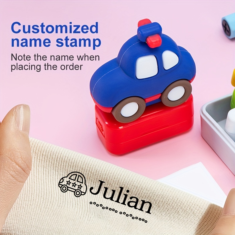 Children's Name Seal Custom Student's Name Stamp Kindergarten Clothes  Waterproof Name Sticker