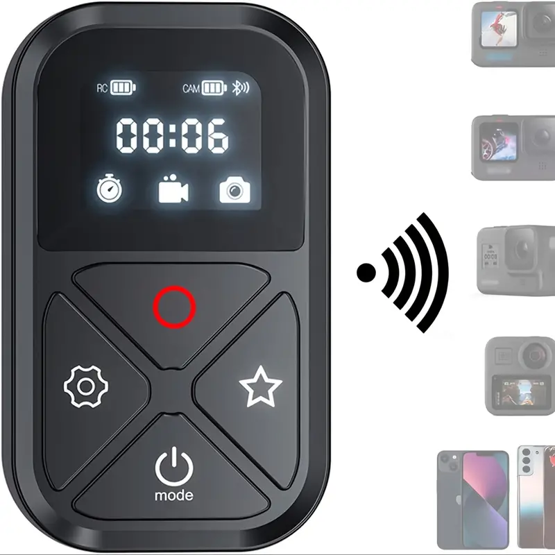 Smart Wireless Remote Control For Mini Hero 11 Hero 10 - Temu