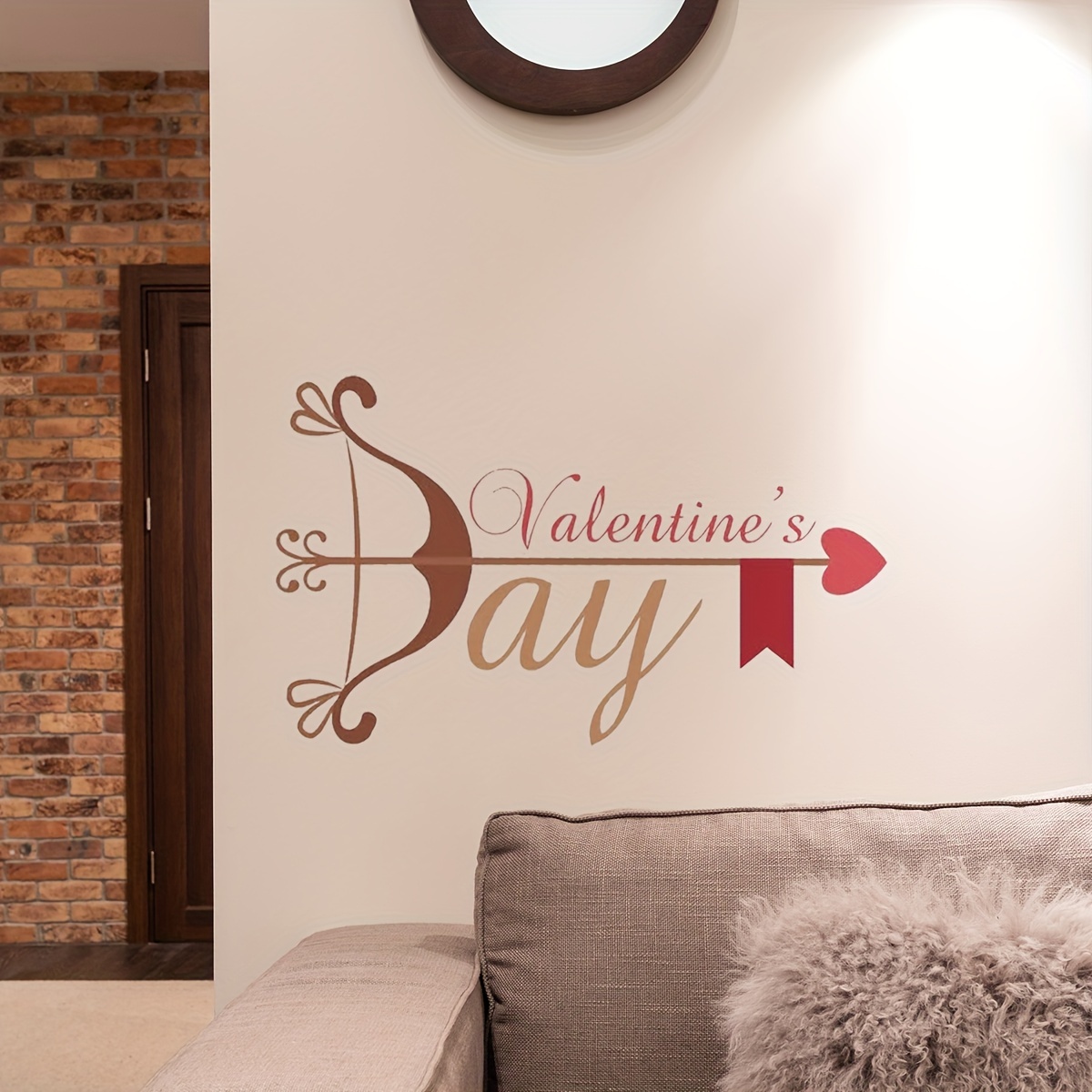  Valentine's Day Sticker Living Room Bedroom Wall