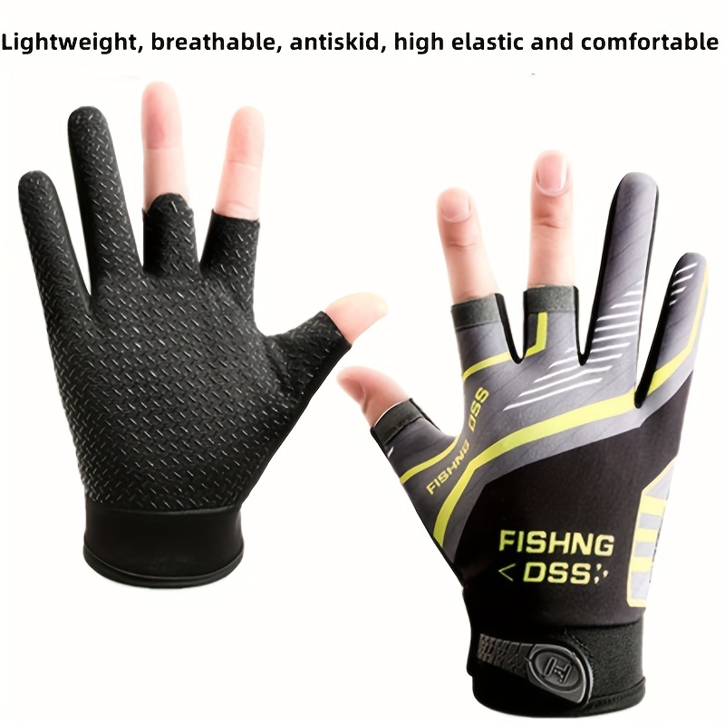 Fishing Gloves Fingerless Fisherman Gloves Breathable Fishing
