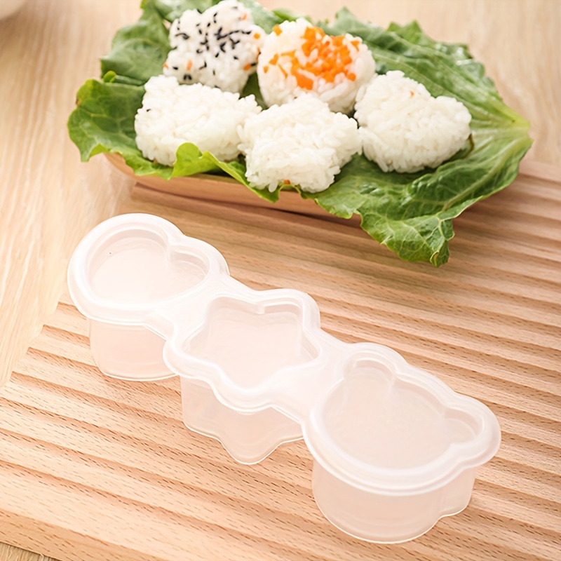 6pcs Triangle Sushi Mold 2 Size Onigiri Rice Ball Maker Mold, Non-stick  Rice Ball Bento Presses Mold Nigiri Mould