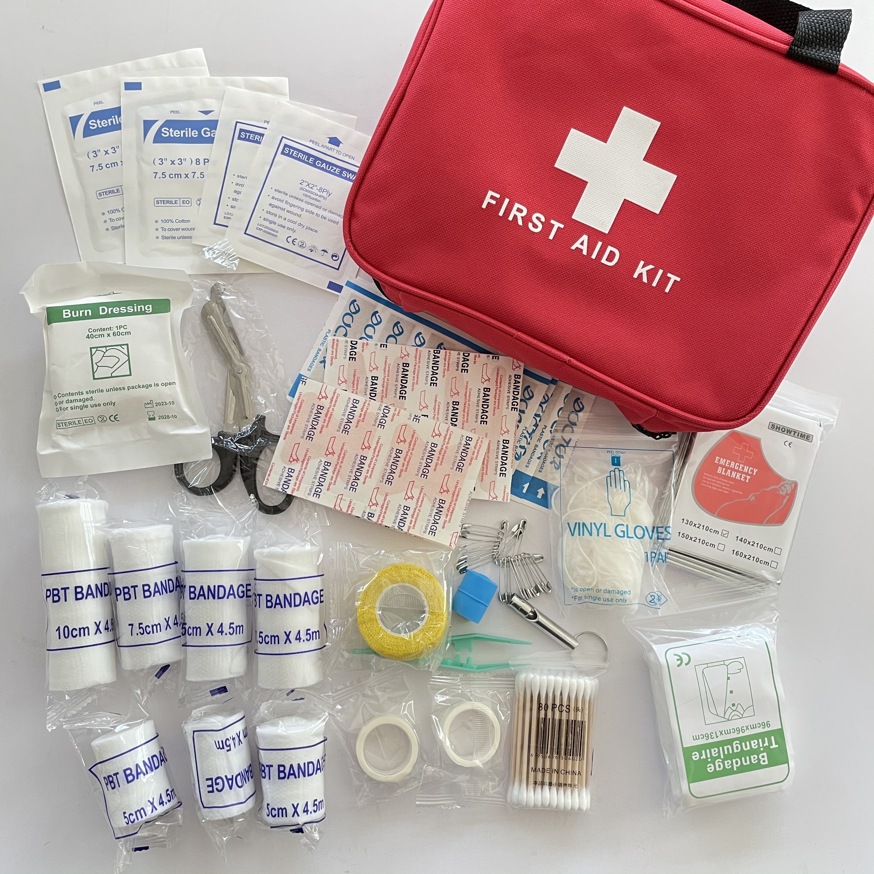Thrive | First Aid Kit | 291 Piece Supply Kit | Hospital Grade Medical  Supplies for Emergency and Survival Situations | Car, Trucks, Camping,  Travel