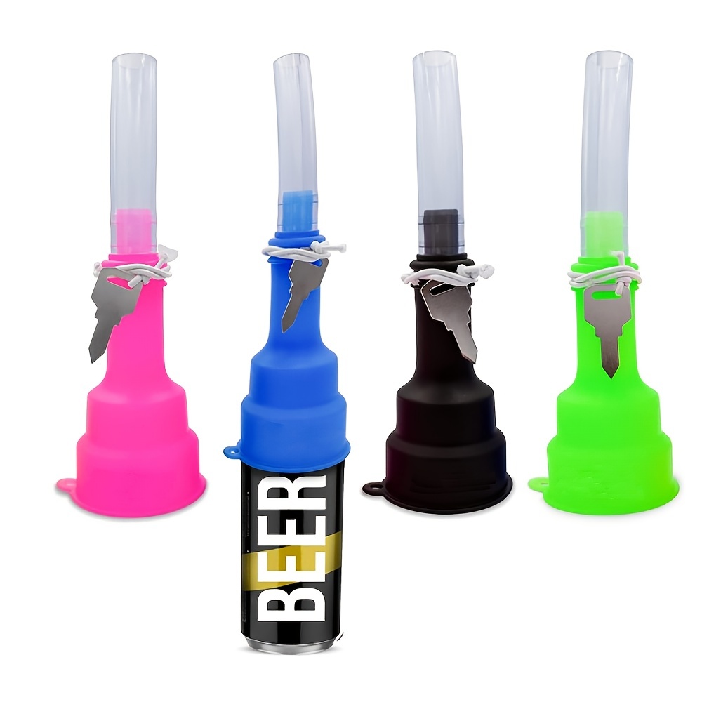 Drinking Straws Beer Bar Accessories Beer Bottle Can Funnel beer bong chug  Drinks Straws Home Club Party Drinking Tools Barware