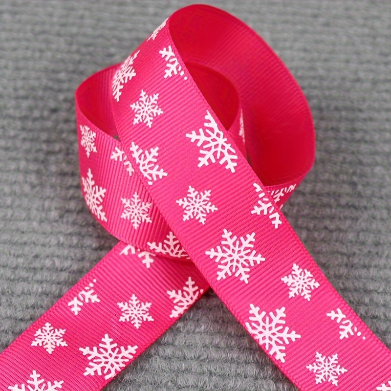 5/10M Satin Grosgrain Ribbon For Crafts Christmas Decoration