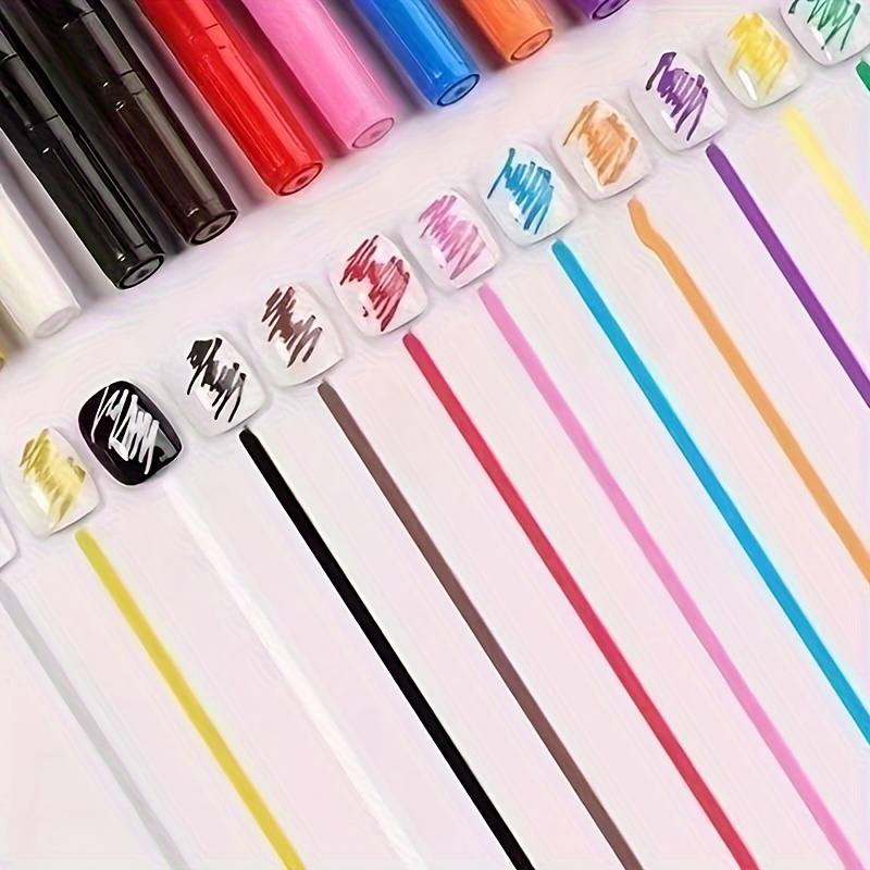 Colorful Dot Graffiti Dot Brush Drawing Line Pen Fluorescent - Temu