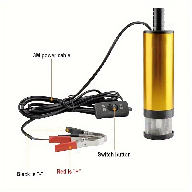 Mini Bomba de Agua Sumergible 6 A 12V - La Red Electrónica