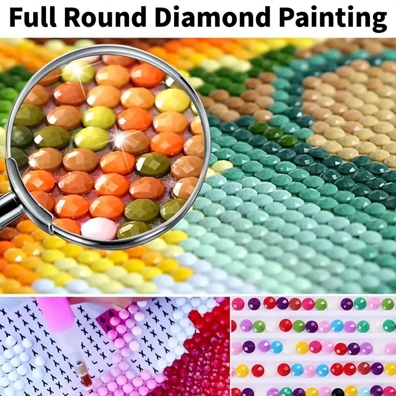 Mosaic Handmade Diamond Painting Kits For Adults 5d Diy Diamond Art Kit  Paint With Round Full