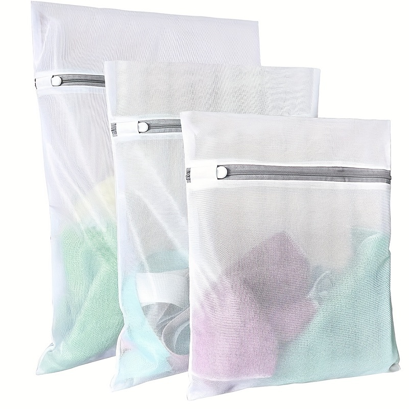 Mesh Laundry Bags Drawstring Durable Washing Bag Delicates - Temu