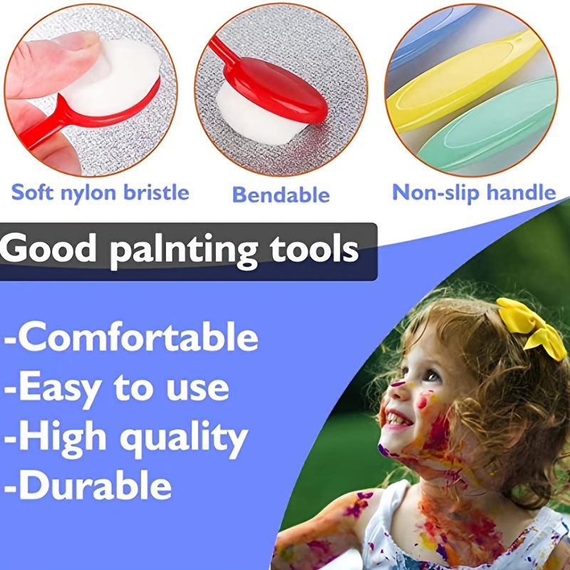 Smooth Blending Brushes 5/10 Holes Brush Holder Rack Drawing Painting  Brushes Flat Kit Ink Application Tool for DIY Cards Making