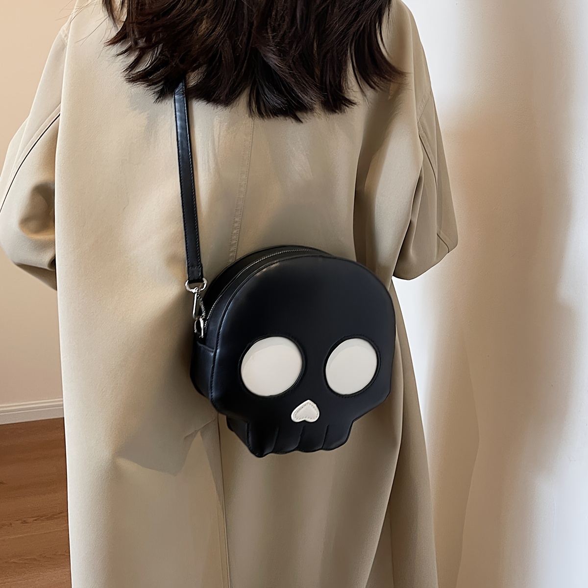 Tattoo Skull Girl Gothic Handbag, Goth Gothic Skull Purse