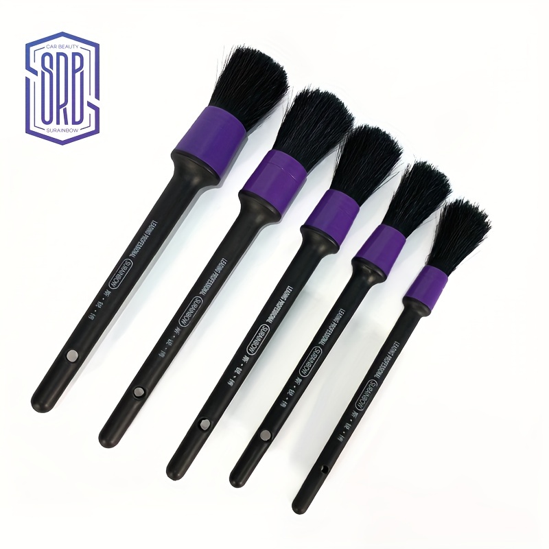 Car Detailing Brush Set Auto Detail Cleaning Kit For - Temu