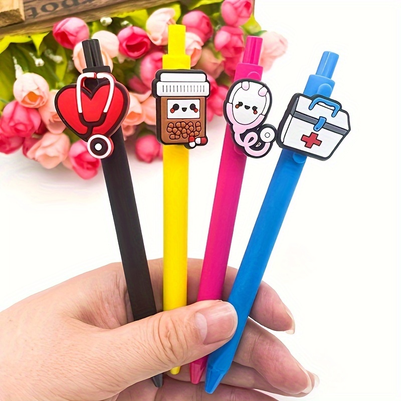 24 pieces Mini Highlighter Nurse Pen Pack Set Nurse Pens for Badge include  6 pieces Tip Highlighter 6 pieces Permanent Marker Pen And 6 pieces