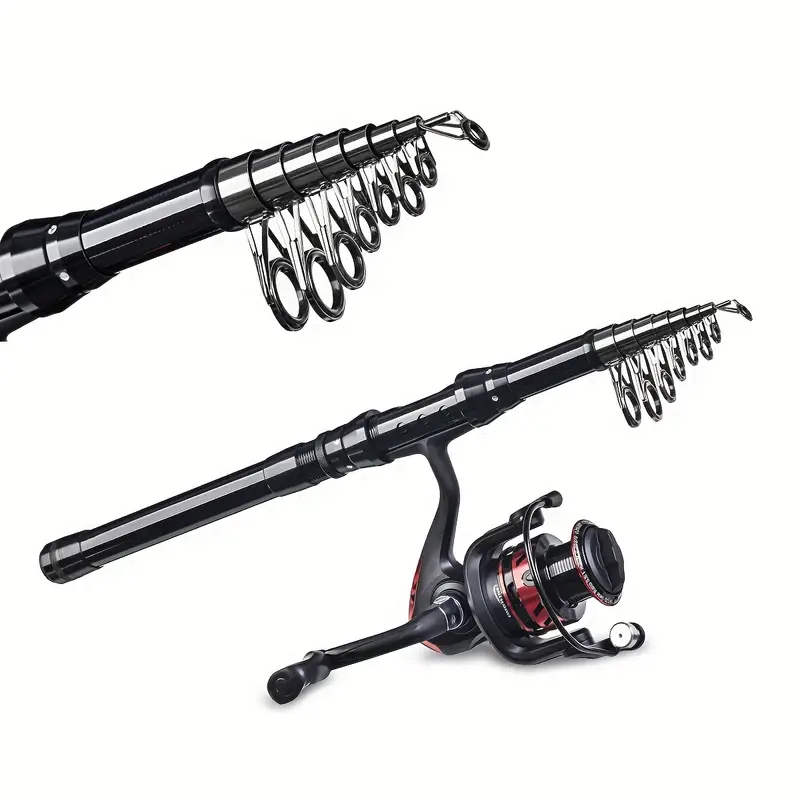 Leofishing Telescopic Fishing Rod Reel Combos Set Include - Temu