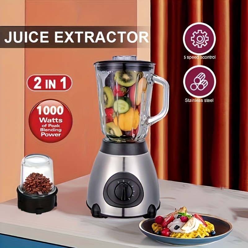 Home Kitchen 5 in 1 Multi-Function Juice Extractor Blender Grinder