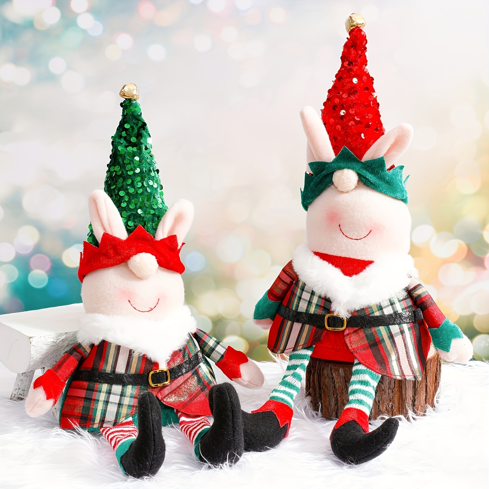 Christmas Bell Elf Doll, Christmas Decoration Supplies Holiday ...